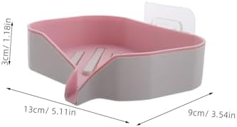 Wall Mounted Soap Holder with Drainage
