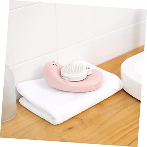 Funny Cartoon Soap Dish for Boys Girls - Pink Self-Draining Holder
