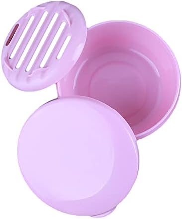 DAMAJI Portable Soap Holder with Lid for Travel and Bath