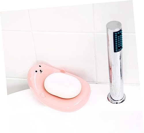 Anneome Round Soap Dish Drainer for Bathroom and Travel