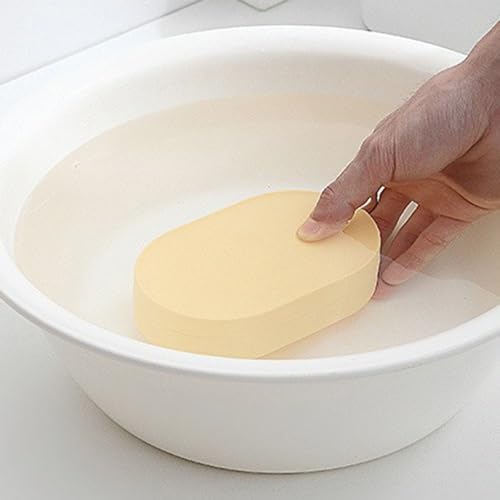 Portable Soap Dish with Lid Waterproof Travel Soap Holder 8x8x45cm Pink