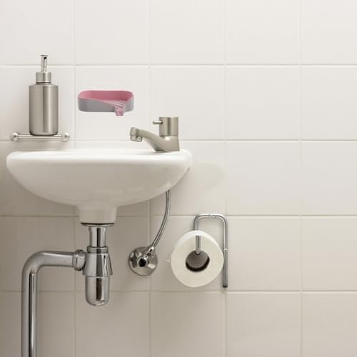 DRESSOOS Multifunctional Soap Dish with Drainage and Hooks