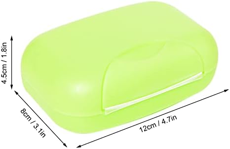 Belupai Travel Soap Container with Snap Closure and Leakproof Design Pink