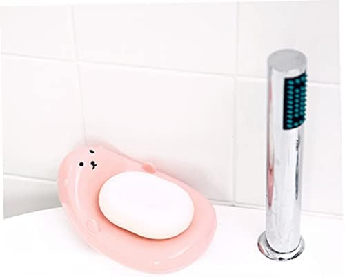 HOLIDYOYO Round Heart Shaped Soap Dish Drainer Holder 1