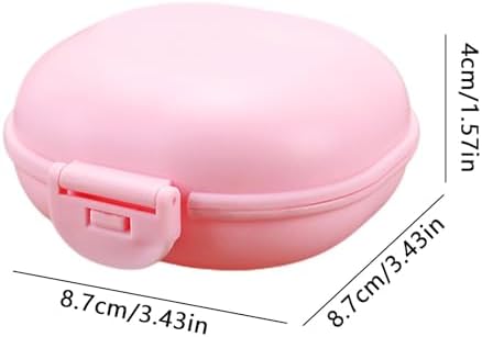 GLANSI Soap Dish - Leakproof Travel Holder with Lid