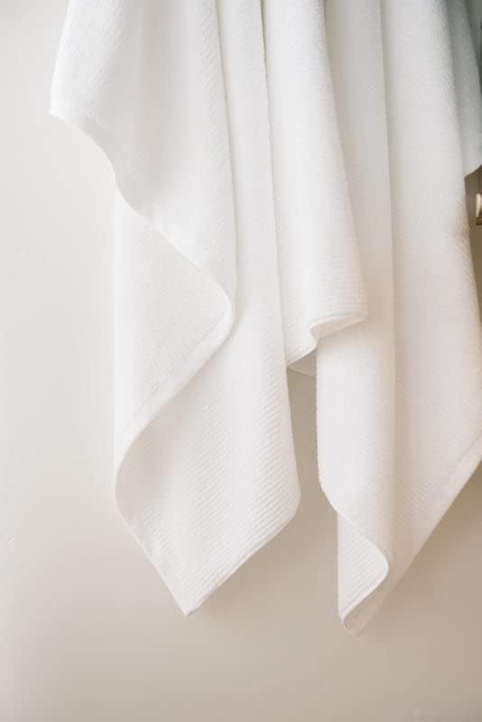 Cozy Earth Ribbed Bath Towel Set 2 Pack