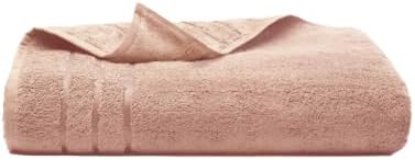 Cariloha Bath Towel Blush 28x54 Turkish Cotton Viscose Blend 1