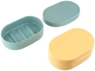 Portable Leakproof Soap Holder for Travel and Bath