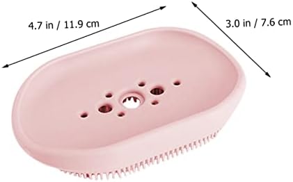 BUGUUYO 1pc Suction Soap Holder for Bathroom Wall Mount Silicone Drain Basket