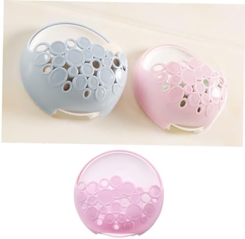 Housoutil Suction Cup Soap Dish Bar Holder Wall Mounted No Drill Heavy Duty