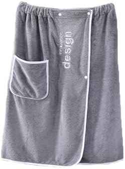 PURFUN Men Boys Adjustable Bath Towel with Elasticated Band