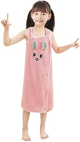 Holiberty Girls Bath Towel Wrap with Rabbit Ears