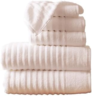 Great Bay Home Blush Bath Towel Set - 6 Piece Luxury Cotton