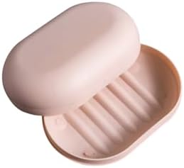 Portable Bar Soap Holder - Leak Proof Travel-Friendly Pink