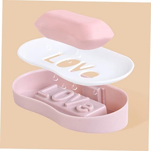 Beatifufu Bathroom Soap Holder Wall Mount Dual Layer Dry Sink Dish