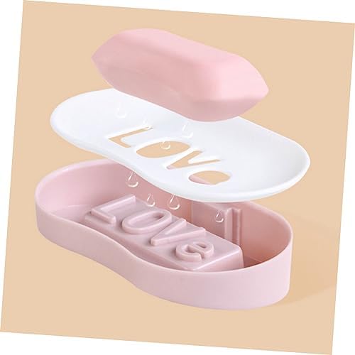 Ciieeo Dual Layer Wall Soap Dish Holder with Suction Cups