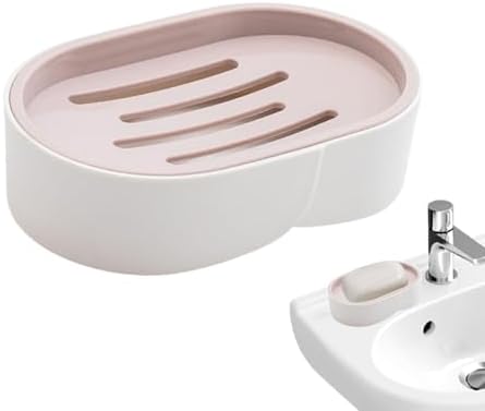 Safe Durable Soap Dish with Drainage and Anti-Slip Design