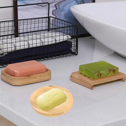 Wooden Soap Dish Holder for Bathroom 1