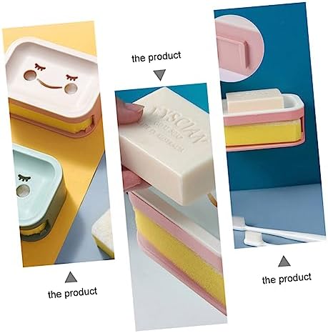 BRIGHTFUFU Double Layer Soap Holder for Bathroom and Kitchen
