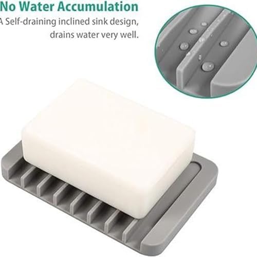 Loyliawa Soap Dish Foldable Twist Resistant