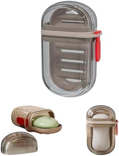 ZHOSXRC Travel Soap Case with Lid - Portable and Waterproof