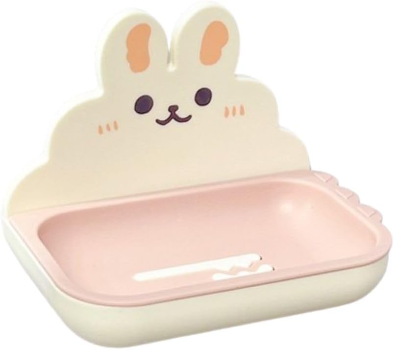 Cute Rabbit Soap Holder Wall Mounted Soap Rack
