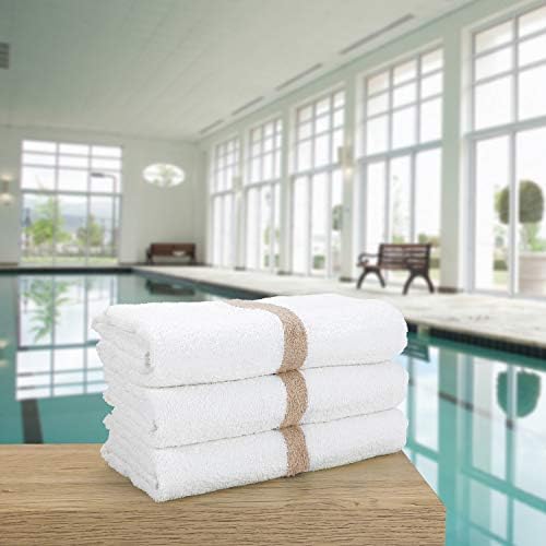Arkwright White Bath Towel - 22 x 44 in - Pack of 6