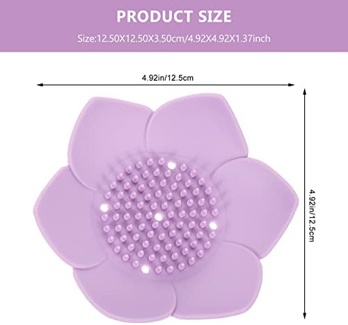 LIFKOME 2 Pack Elegant Silicone Soap Dishes for Bathroom and Kitchen