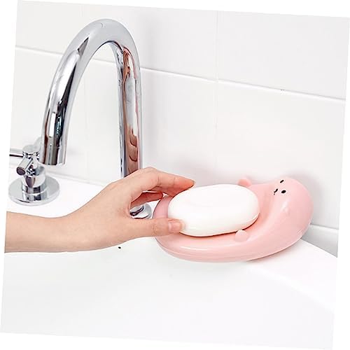 HOLIDYOYO Round Heart Shaped Soap Dish Drainer Holder 1