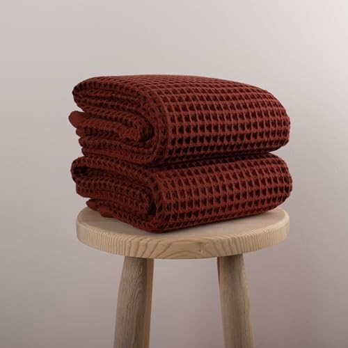 Pskl Turkish Cotton Waffle Bath Towels Pack of 2 1