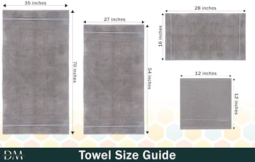 Chic Light Grey 2-Piece Bath Sheet Set - Premium Cotton Towels