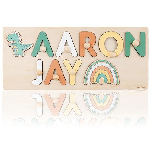 Personalized Wooden Name Puzzle for Baby Girl