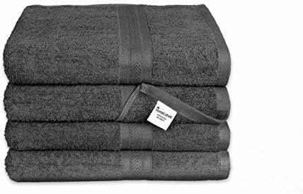 Luxury 100 Cotton Bath Towels Set of 4