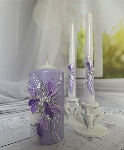 Magik Life Unity Candle Set - 6 Pillar 2 Taper Candles
