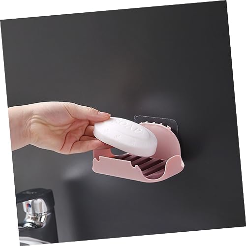 Holibanna Holder Soap Dish Adhesive Compartment