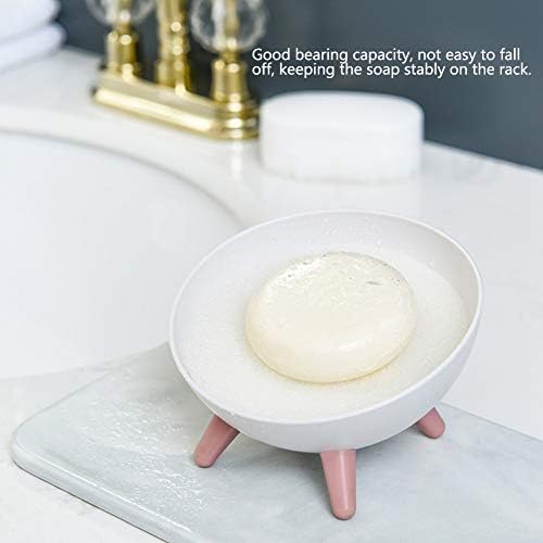 Atyhao Soap Dish with Drainage and Anti-Slip Design