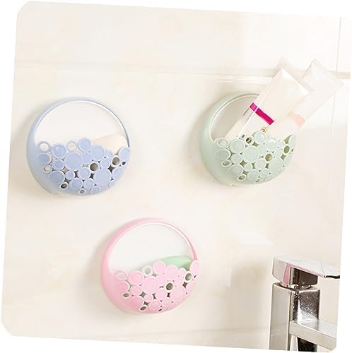 IMIKEYA Wall Mounted Soap Dispenser with Suction Cup - Pink