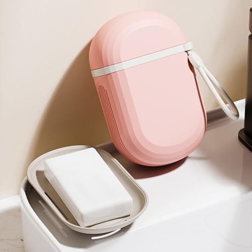 SYlive Portable Soap Dish with Sealed Lid for Travel