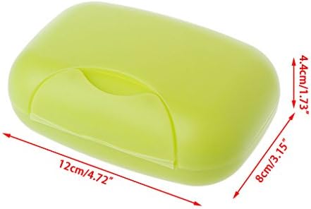 ZIRANU Travel Soap Dish Holder for Bathroom Shower Kitchen