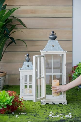 Strawberry Fairy Decorative Candle Lantern Set of 2