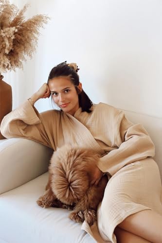 Hammam Collection Bath Robe Quick Dry Turkish Cotton 1pc