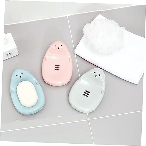 Alipis Heart Shaped Soap Dish Drainer for Travel Gym