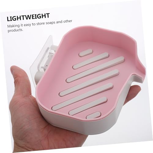 VALICLUD Wall Mounted Soap Dish with Hook for Bathroom