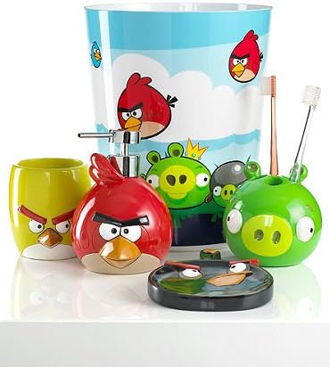 Angry Birds Burst Black Bird Soap Dish