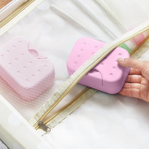 Leakproof Soap Holder with Lid for Bathroom and Travel