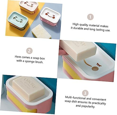 FELTECHELECTR Double Layer Soap Dish with Drainage