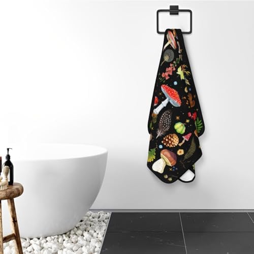 YETOUTOU Mushroom Bath Towels Set