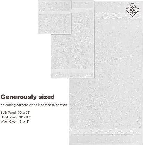 BIOWEAVES Organic Cotton Bath Towels Pack of 2
