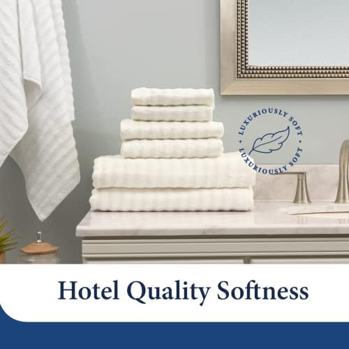 Cosy House Collection Luxury Bamboo Blend Towel Set 2 Pack