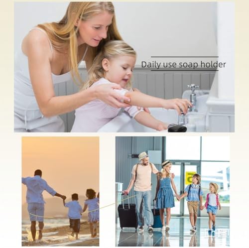 Vonpri Travel Soap Holder Bar Soap Dish for Bathroom Camping Gym